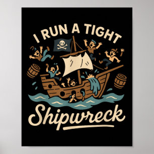 Poster Eu Tenho Um Barco Engraçado, Um Pirata Sarcástico