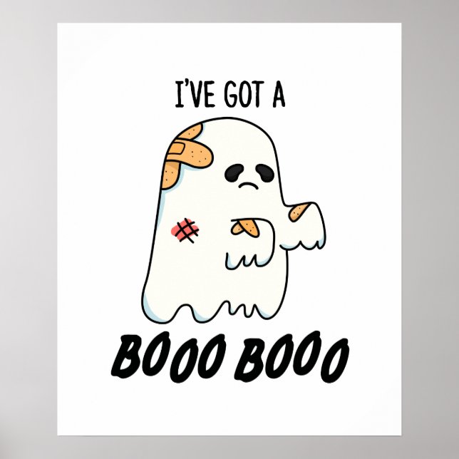Poster Eu tenho um Boo EngraçadoHalloween Ghost Pun (Frente)