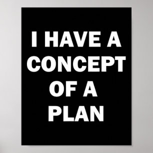 Poster Eu Tenho Um Plano de Conceito Debate Kamala Trump