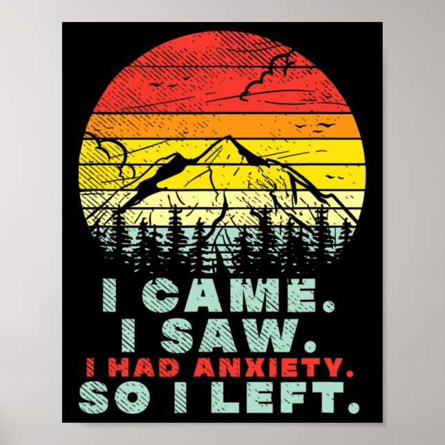 Poster Eu Tinha Ansiedade A Consciência Mental (Frente)