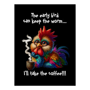 Pôster Eu tomo o café