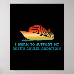 Poster Eu Trabalho Para Suportar a Dependência de Cruzeir