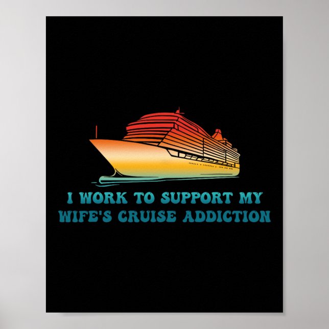 Poster Eu Trabalho Para Suportar a Dependência de Cruzeir (Frente)