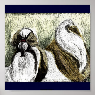 Pôster "Eu Tzu, Você?" Série 6 por Lisa Miller