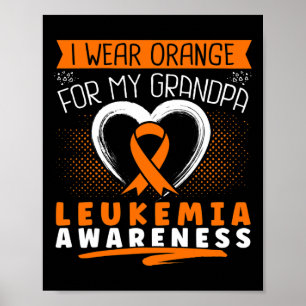 Poster Eu Uso Laranja Pelo Meu Avô Conscientização sobre