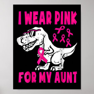 Poster Eu Uso Rosa Pela Conscientização do Câncer de Mama