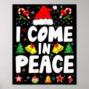 Poster Eu Venho Em Paz Estou Em Paz Casal Engraçado Corre