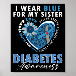Poster Eu Visto Azul Para A Minha Irmã Tipo 1.