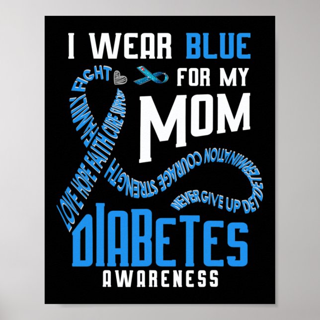 Poster Eu visto azul para a minha mãe. (Frente)