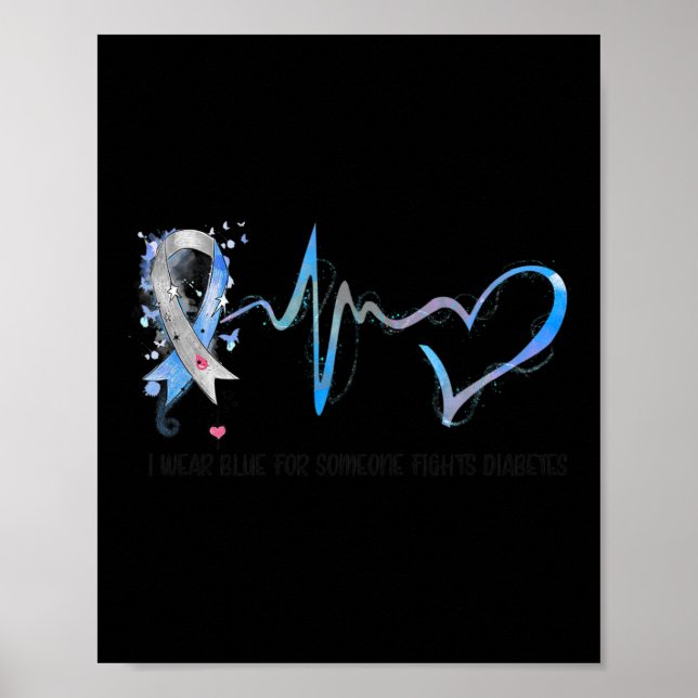 Poster Eu Visto Azul Para Alguém Combatendo A Consciência (Frente)