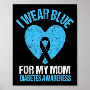 Poster Eu Visto Azul Para Minha Mãe Sensibilizar Crianças