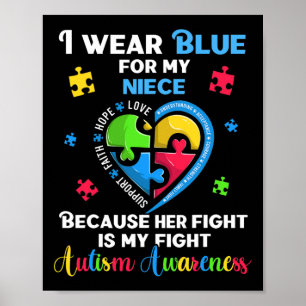 Poster Eu Visto Azul Para Minha Tia Niece