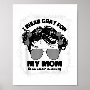 Poster Eu Visto Cinzas Para Minha Mãe Cancer Cérebro Sens