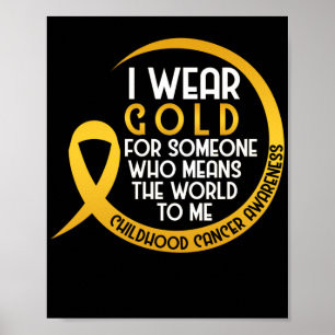 Poster Eu Visto Dourado Para Alguém Que Significa O Mund
