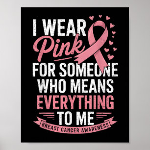 Poster Eu Visto Friso de Sensibilização do Cancer de Mama