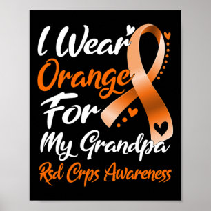 Poster Eu Visto Laranja Para A Consciência Do Meu Avô Rsd