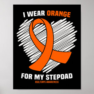 Poster Eu Visto Laranja Para A Minha Consciência Do Stepd
