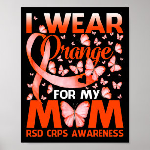 Poster Eu Visto Laranja Para A Minha Mãe Rsd Crps Manteig