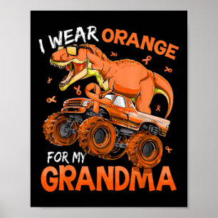 Poster Eu Visto Laranja Para Minha Avó Esclerose Múltipla