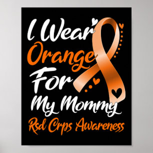 Poster Eu Visto Laranja Para Minha Mamãe Sd Crps Consciên