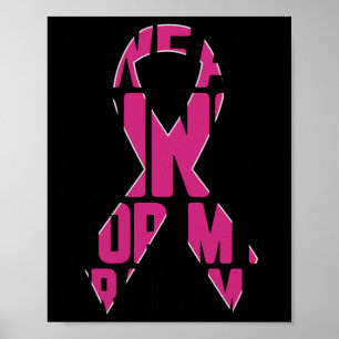 Poster Eu Visto Rosa Para A Consciência Do Cancer Da Minh