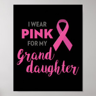 Poster Eu Visto Rosa Para A Minha Avó Cancer De Mama Awa