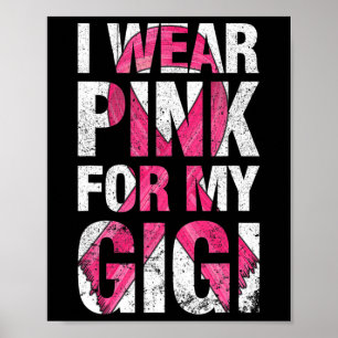 Poster Eu Visto Rosa Para A Minha Gigi Rib Sobrevivente D