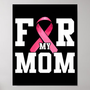 Poster Eu Visto Rosa Para A Minha Mãe Fita Fita Cor-De-Fi