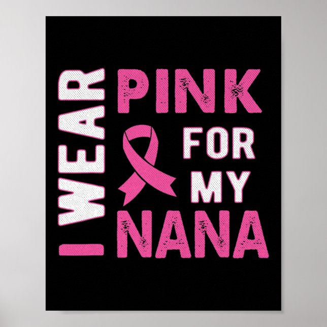 Poster Eu Visto Rosa para a Sensibilização do Cancer de M (Frente)