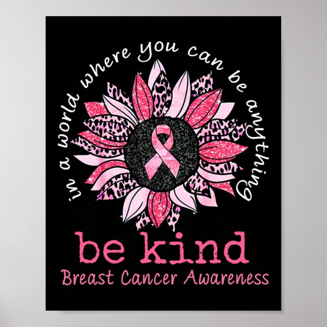 Poster Eu Visto Rosa Para Alguém Especial Cancer De Mama  (Frente)