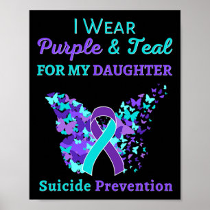 Poster Eu Visto Roxo E Teto Pela Minha Filha Suicida Ante