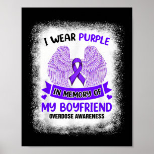 Poster Eu Visto Roxo Em Memória Da Minha Sobredosagem De
