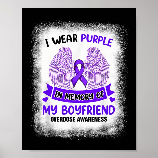 Poster Eu Visto Roxo Em Memória Da Minha Sobredosagem De  (Frente)
