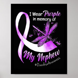 Poster Eu Visto Roxo Em Memória Da Sobredosagem Do Meu So