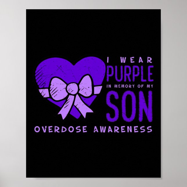 Poster Eu Visto Roxo Em Memória Do Meu Filho - Com Conhec (Frente)