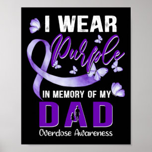 Poster Eu Visto Roxo Em Memória Do Meu Pai De Sobredosage