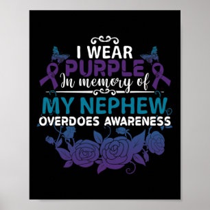 Poster Eu Visto Roxo Em Memória Do Meu Sobredosagem No So
