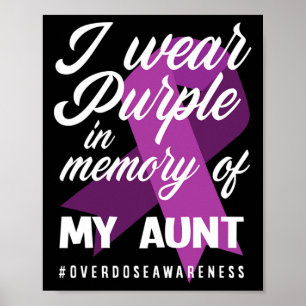 Poster Eu Visto Roxo Na Memória Para A Minha Tia Ter Conh
