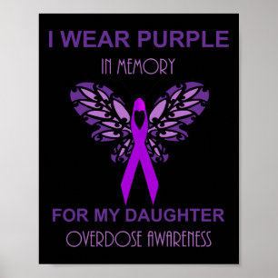 Poster Eu Visto Roxo Na Memória Pela Sobredosagem Da Minh