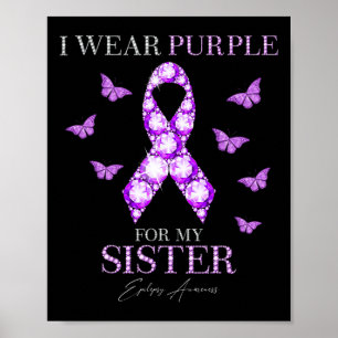 Poster Eu Visto Roxo Para A Minha Mãe De Consciência Da E