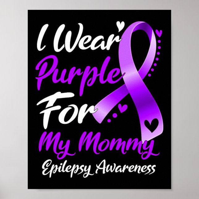 Poster Eu Visto Roxo Para A Minha Mamãe, Presente De Cons (Frente)