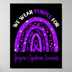 Poster Eu Visto Roxo Para Cortar A Consciência Da Anemia