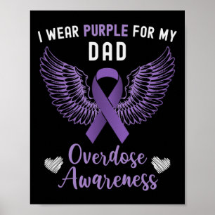 Poster Eu Visto Roxo Para Minha Consciência Da Sobredosag