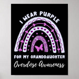 Poster Eu Visto Roxo Para Minha Neta Sobredosagem Awaren