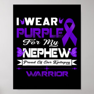 Poster Eu Visto Roxo Para O Meu Sobrinho Orgulhoso Da Nos