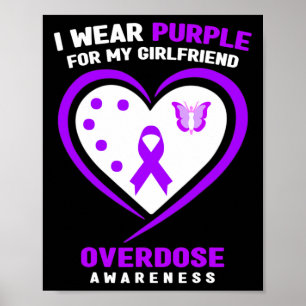 Poster Eu Visto Roxo Pela Minha Consciência Da Sobredosag