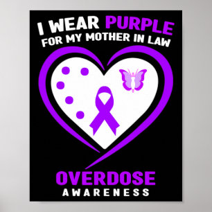 Poster Eu Visto Roxo Pela Minha Mãe Em Sobredosagem De Le