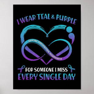 Poster Eu Visto Teto E Roxo Para Alguém Que Eu Sinto Falt
