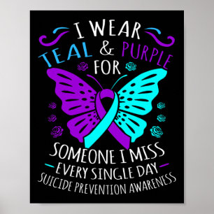 Poster Eu Visto Teto E Roxo Para Alguém Que Eu Sinto Falt