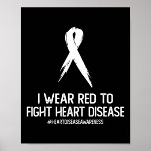Poster Eu Visto Vermelho Para Combater A Consciência Da D